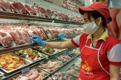 'Giải cứu' thịt lợn: Các siêu thị vào cuộc, giảm giá sâu