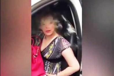 'Kiều nữ Hải Dương' xuất hiện, giao thông cả một tuyến đường bị ùn tắc