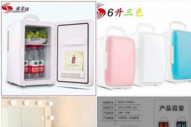 Tủ lạnh ‘siêu’ mini giá rẻ chỉ từ 400 nghìn đồng rao bán rầm rộ trên mạng