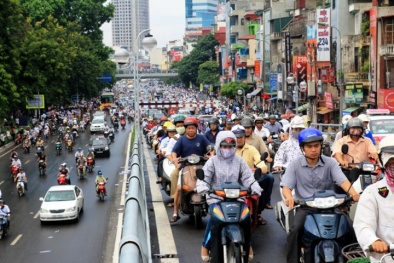 Hà Nội 'lên dây cót' cấm xe máy trong nội thành từ năm 2030