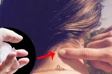 12 điều kỳ diệu xảy khi bạn đặt viên đá lạnh tại một huyệt trên cơ thể