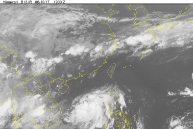 Cập nhật mới nhất về áp thấp nhiệt đới trên biển Đông có khả năng mạnh thêm