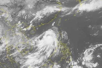 Tin bão số 1: Áp thấp nhiệt đới mạnh lên thành bão, di chuyển theo hướng Bắc Tây Bắc