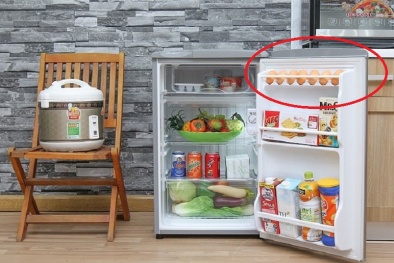 Rước bệnh vào người vì bảo quản trứng ở cửa tủ lạnh