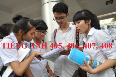 Đáp án môn Tiếng Anh mã đề 405, 406, 407, 408 THPT Quốc gia 2017 nhanh nhất