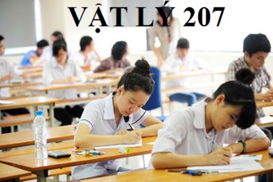 Đáp án môn Vật lý mã đề 207 THPT Quốc gia 2017 chuẩn nhất