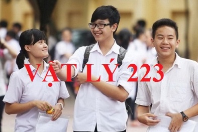 Đáp án môn Vật lý mã đề 223 THPT Quốc gia 2017 chuẩn nhất