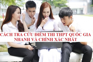 Cách tra cứu điểm thi THPT Quốc gia 2017 nhanh và chính xác nhất