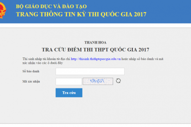 Cao Bằng, Hải Phòng, Hà Giang công bố địa chỉ tra cứu điểm thi THPT quốc gia 2017