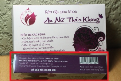 Thanh tra Sở Y tế vào cuộc vụ An Nữ Thảo Khang lưu hành không phép