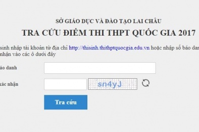 Lạng Sơn, Lai Châu, Lào Cai công bố địa chỉ tra cứu điểm thi THPT quốc gia