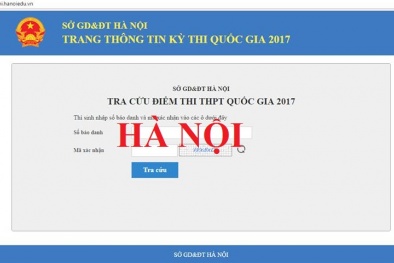 Cách tra cứu điểm thi THPT quốc gia 2017 thành phố Hà Nội nhanh nhất