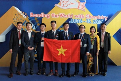 Học sinh Việt Nam đạt 3 huy chương vàng Olympic Hóa học quốc tế