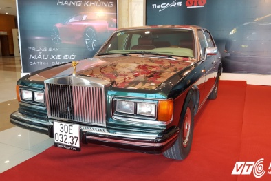 Cận cảnh Rolls-Royce Silver Spirit 1982 giá ngót chục tỷ đồng ở Hà Nội