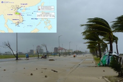 Bão số 4 đổ bộ vào vùng biển Hà Tĩnh, mưa lớn ở Trung Bộ