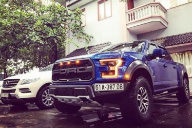 Ford F-150 Raptor chính thức lăn bánh trên đường phố Bình Dương với giá 4,5 tỷ đồng