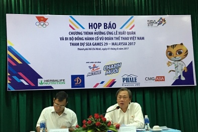 Tập đoàn Tân Hiệp Phát đồng hành cùng đoàn thể thao Việt Nam tham dự SEA Games 29 