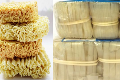 Công bố kết quả thử nghiệm sản phẩm mỳ trứng, mì gạo nghi chứa chất bảo quản độc hại
