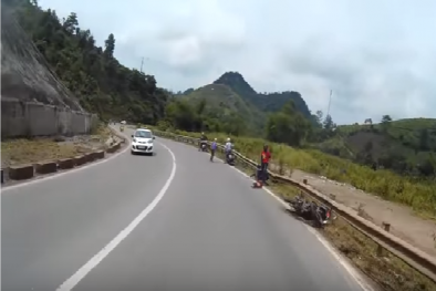 Cảnh báo giao thông: Giật mình với tử huyệt nơi con dốc Quy Hậu