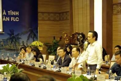 Chủ tịch Hà Tĩnh: Tập đoàn FLC hãy tận dụng cơ hội, sớm triển khai dự án trên địa bàn tỉnh
