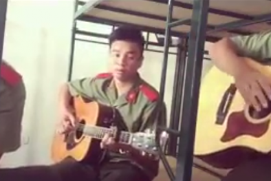 Nam sinh cảnh sát được Noo Phước Thịnh khen hát 'chất hơn bản gốc'
