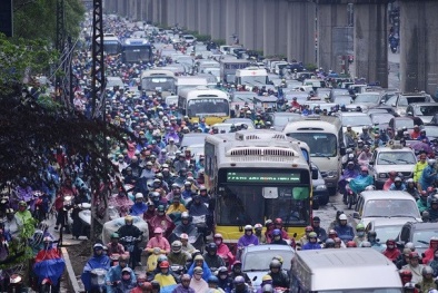 Hà Nội: Lộ trình cấm xe máy vào nội đô bắt đầu được phê duyệt