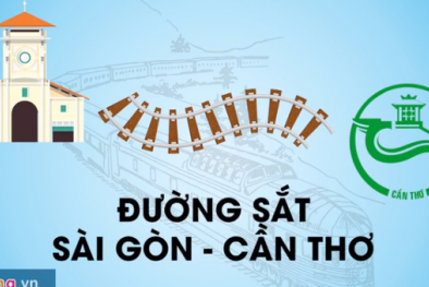 Tuyến đường sắt cao tốc 5 tỷ USD đi TP.HCM - Cần Thơ mất 45 phút
