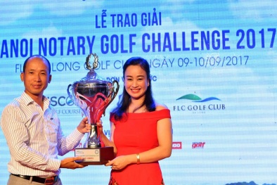 Golfer nữ Trần Mai Anh vô địch giải HANOI NOTARY GOLF CHALLENGE 2017