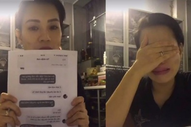 Vợ Xuân Bắc bị dồn nén, khóc nức nở khi livestream vì quá nhiều ấm ức