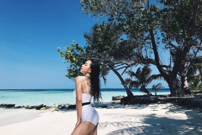 Chiêm ngưỡng Maldives đẹp như thiên đường qua chuyến đi của hotgirl Châu Bùi