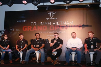 Hãng mô tô phân khối lớn Triumph chính thức gia nhập thị trường Việt Nam