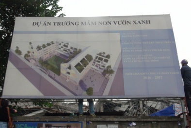 Nguyên nhân khiến công trình trường mầm non ở Hà Nội bị đổ sập