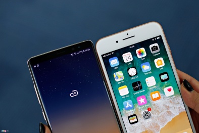 So thiết kế Samsung Galaxy Note 8 với iPhone 8 Plus