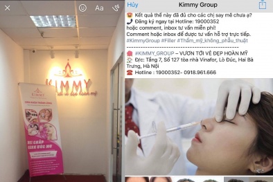 Kimmy Group: Mập mờ việc cấp chứng chỉ thẩm mỹ