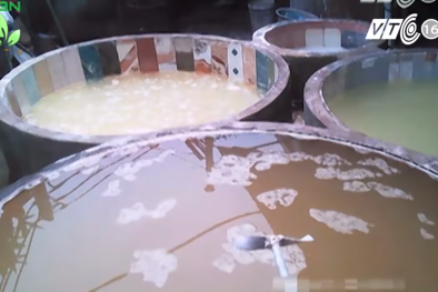 Kinh hoàng quy trình sản xuất, nhuộm màu miến dong