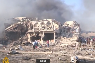 Hiện trường khủng khiếp vụ đánh bom kép làm 276 người chết ở Somalia
