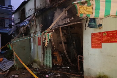 Thương tâm: Cháy nhà giữa đêm, 2 bà cháu tử vong