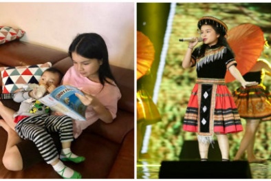 ‘Fan’ thích thú với hình ảnh cô bé hát hay hơn cả Soobin hồi nhỏ vừa bế em, vừa học bài