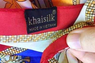 Khaisilk bán khăn lụa 2 nhãn mác: Quản lý thị trường thông báo kết quả kiểm tra