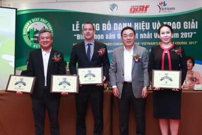 Sân golf thuộc BRG Golf được vinh danh hai giải thưởng uy tín