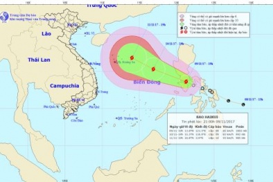 Dự báo thời tiết ngày 10/11: Lại xuất hiện bão trên biển Đông