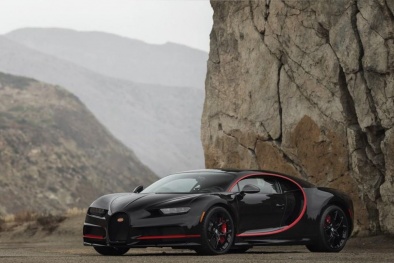 Chiêm ngưỡng Bugatti Chiron phiên bản 'Người dơi' được rao bán với giá 4 triệu USD