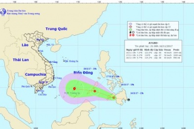 Dự báo thời tiết ngày 17/11: Không khí lạnh và áp thấp nhiệt đới gần biển Đông