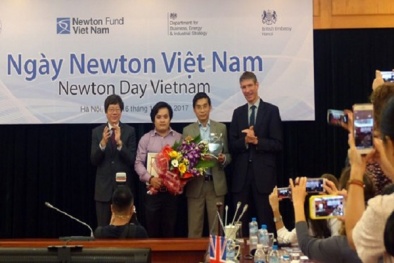 Hai tiến sĩ của Việt Nam đã được trao giải thưởng Newton trị giá 200.000 bảng Anh