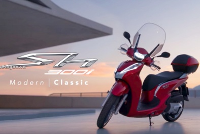 Honda ra mắt phiên bản SH 300i 2018 mới đẹp ‘long lanh’