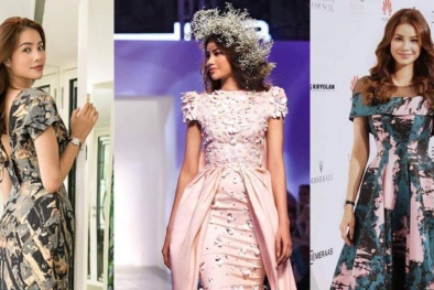 Vừa sải bước trên sàn diễn, Phạm Hương đã khiến Dubai Fashion Week 'chấn động'
