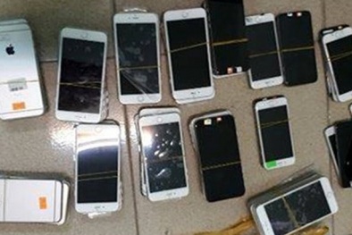 Hà Nội: Thu giữ lô hàng điện thoại iphone không rõ nguồn gốc