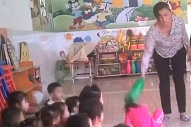 Kinh hoàng bảo mẫu bạo hành trẻ em mầm non