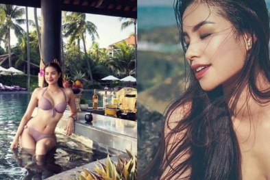 Phạm Hương khoe thân hình nóng bỏng với chuẩn số đo cực chuẩn