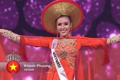 Gặp sự cố nhưng Á hậu biển Khánh Phương vẫn lọt Top 25 Hoa hậu Siêu quốc gia 2017
